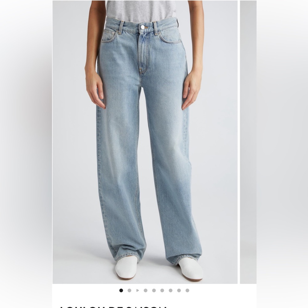Loulou de saison samur high waist tapered leg jeans